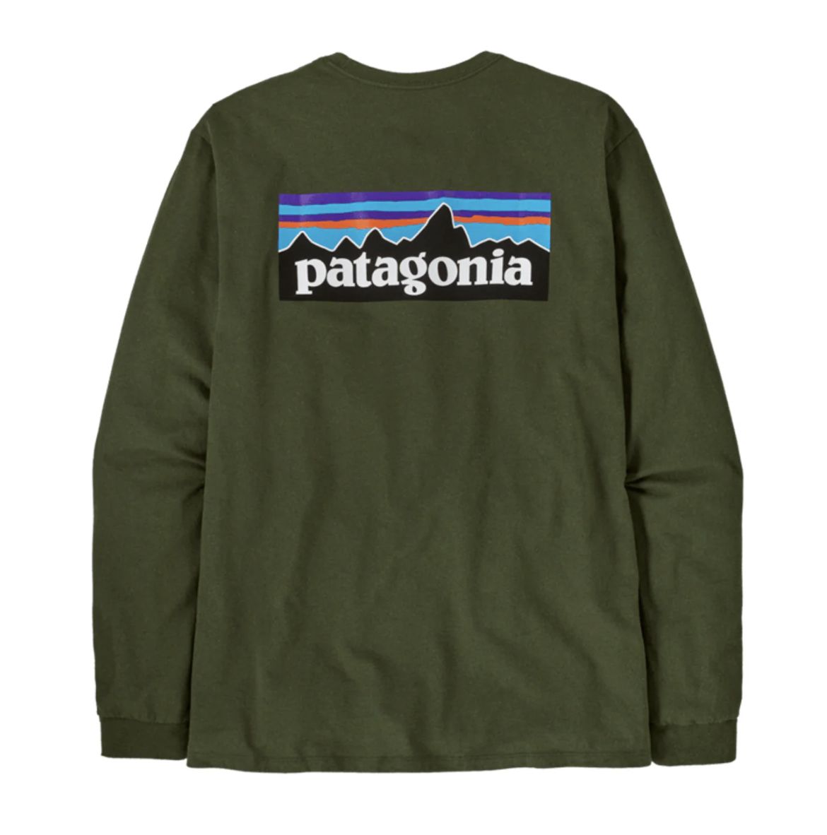 M's L/S P-6 Logo Responsibili-Tee, Colour: Torrey Pine Green, Size: S