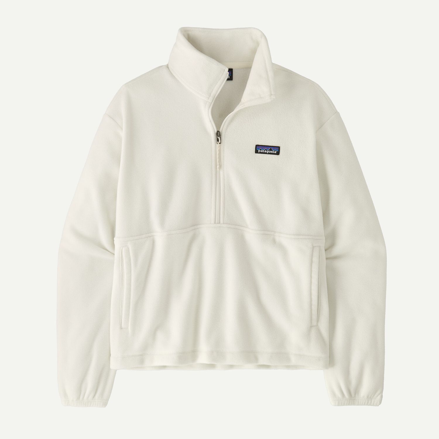 W's Micro D 1/2 Zip Fleece P/O, Colour: Birch White, Size: S