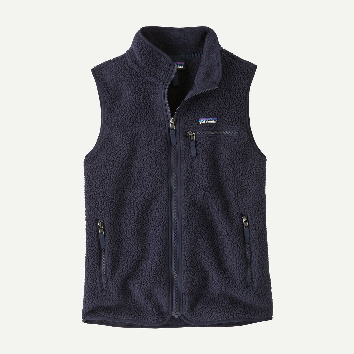 W's Retro Pile Vest, Colour: Sunken Blue, Size: S