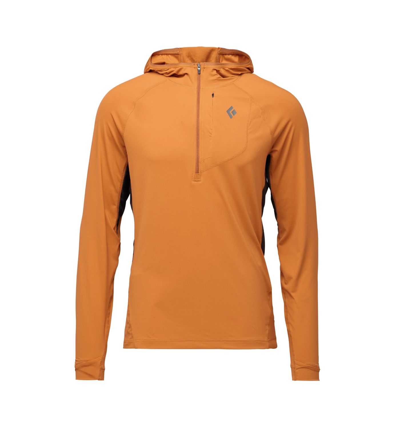 Men's Alpenglow Pro Hoody, Colour: Saffron, Size: Medium