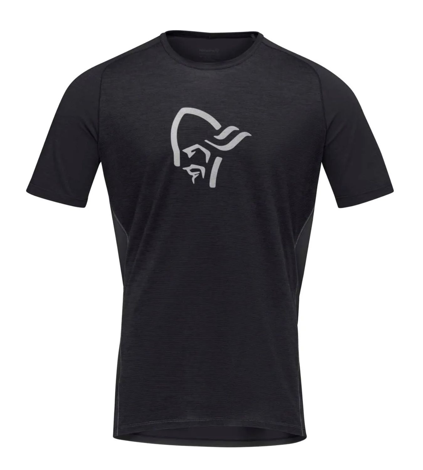 fjørå wool T-Shirt, Colour: Caviar Black, Gender: mens, Size: L