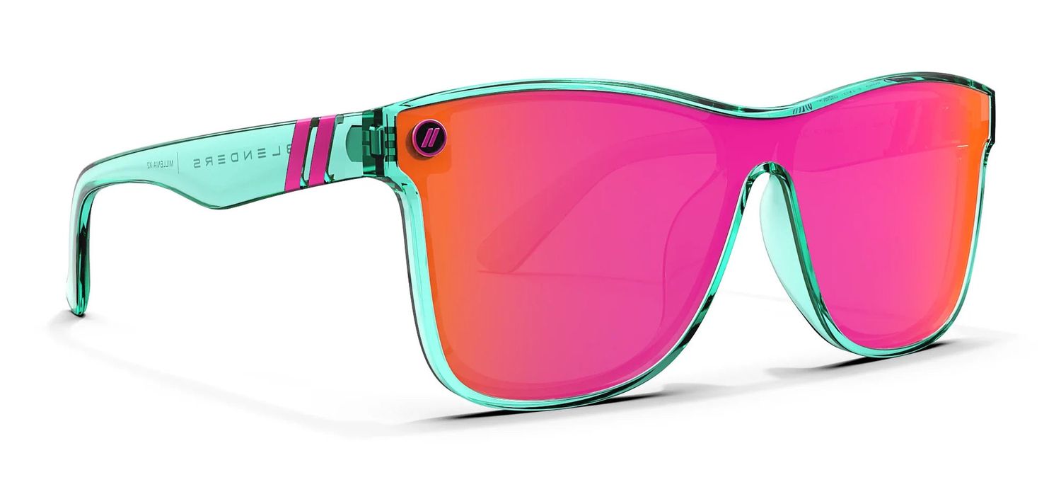 Millenia X2, Colour: Dance Electric, Frame/ Lens: Crystal Teal | Pink Polarized