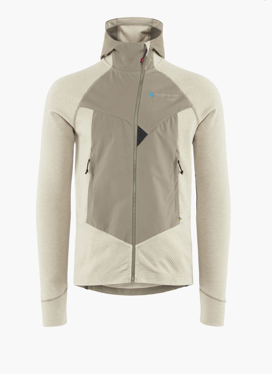 Hugin Zip Hoodie M's, Colour: Silver Green-Clay, Size: S