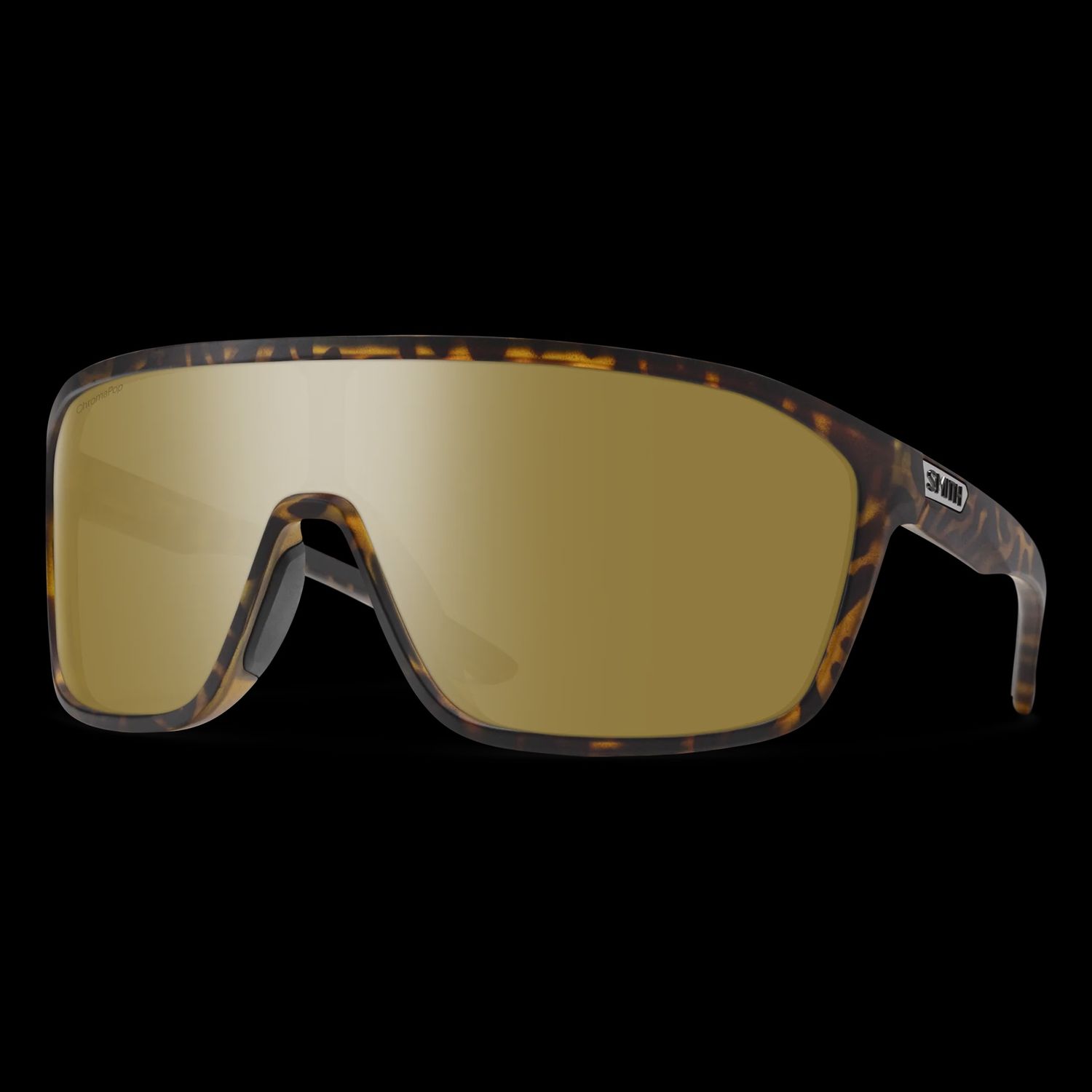 Boomtown, Frame Colour: Matte Dark Tortoise, Lens Tint: ChromaPop Polarized Bronze Mirror
