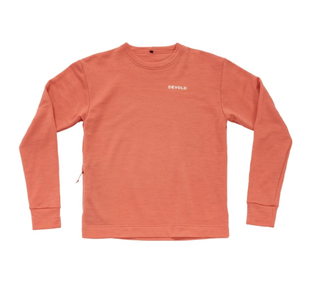 EVERYDAY CREW WMN, Colour: CORAL, Size: S