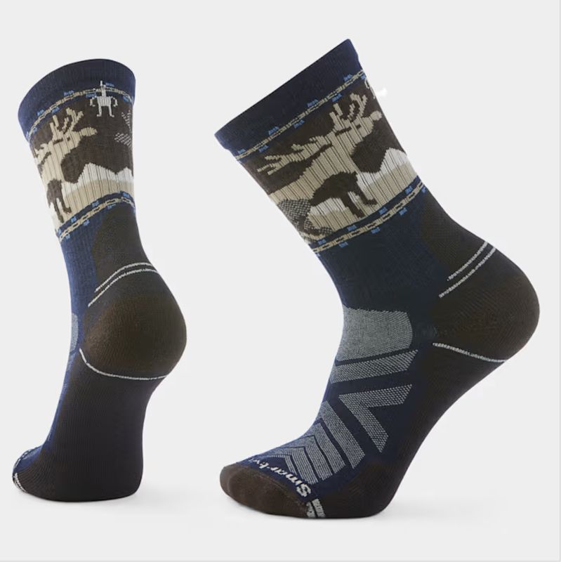 Hike Light Cushion Mountain Moose Crew Socks