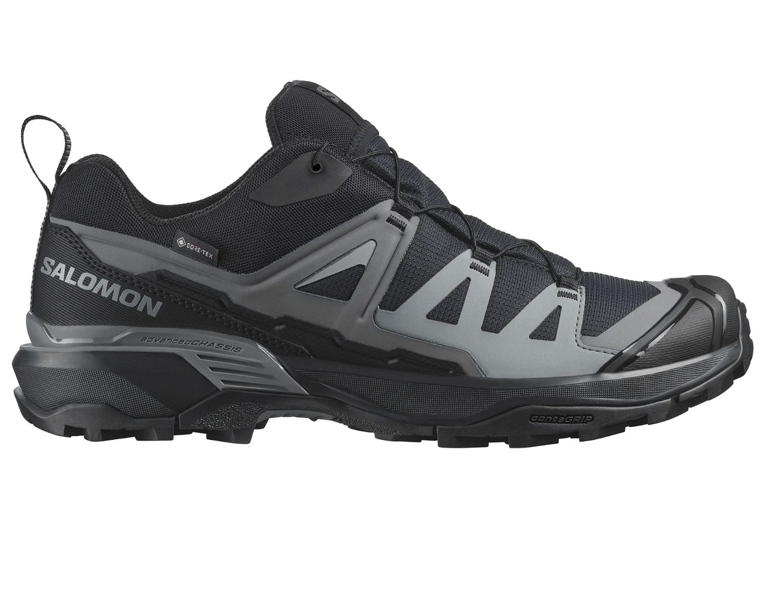 SHOES X ULTRA 360 GTX Black/Magnet/QuSh, Size: 8 Men's