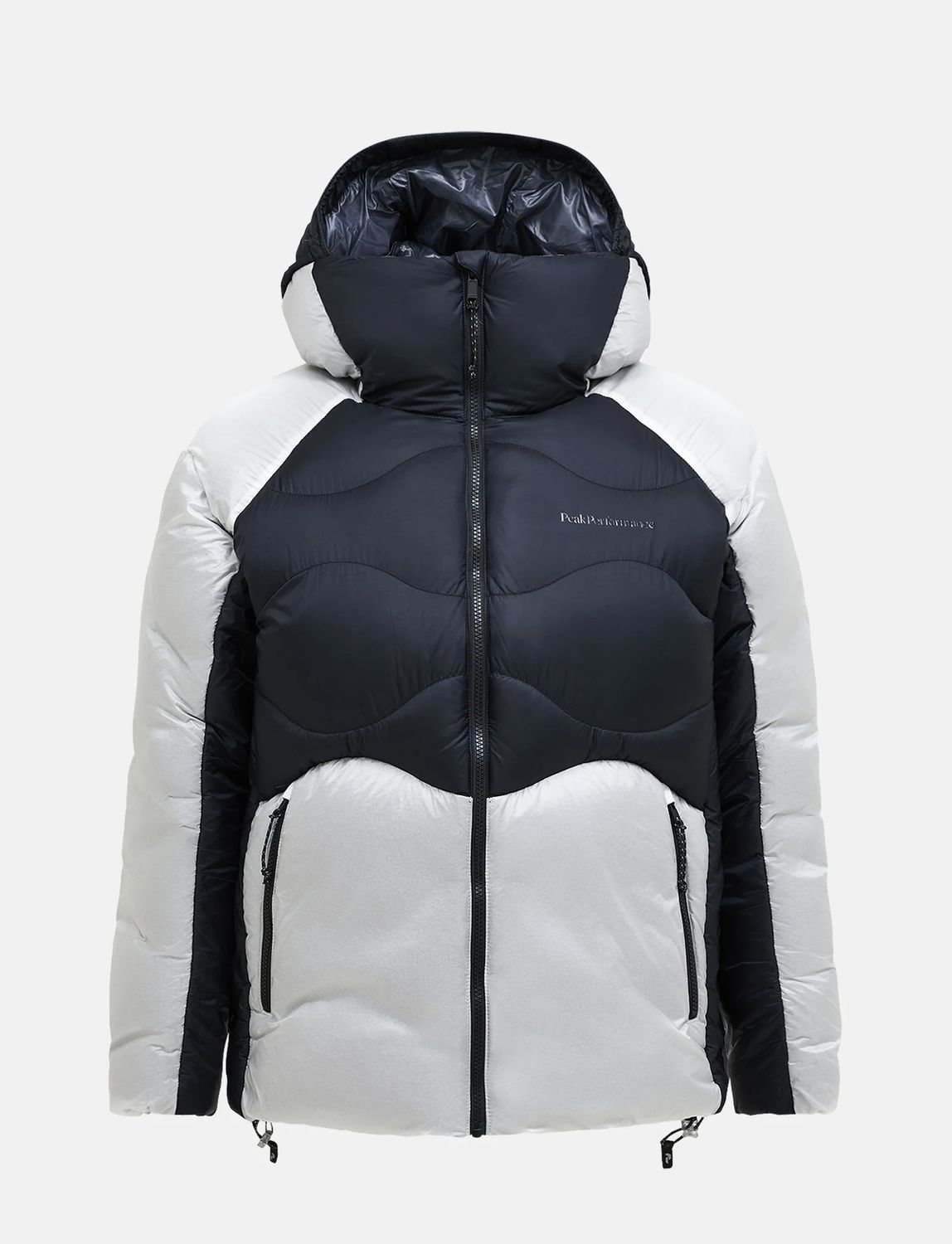 M Helium Diamond Fuse Down Hood, Colour: BLACK/ANTARCTICA, Size: S