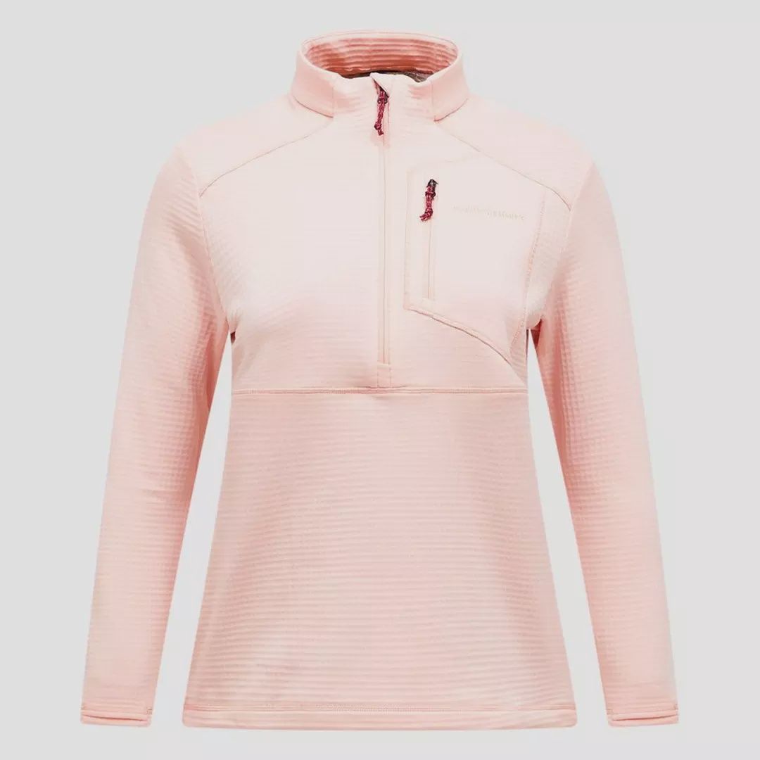 Trail Polartec® Power Grid™ Half Zip Women, Colour: PEACH FUZZ, Size: S