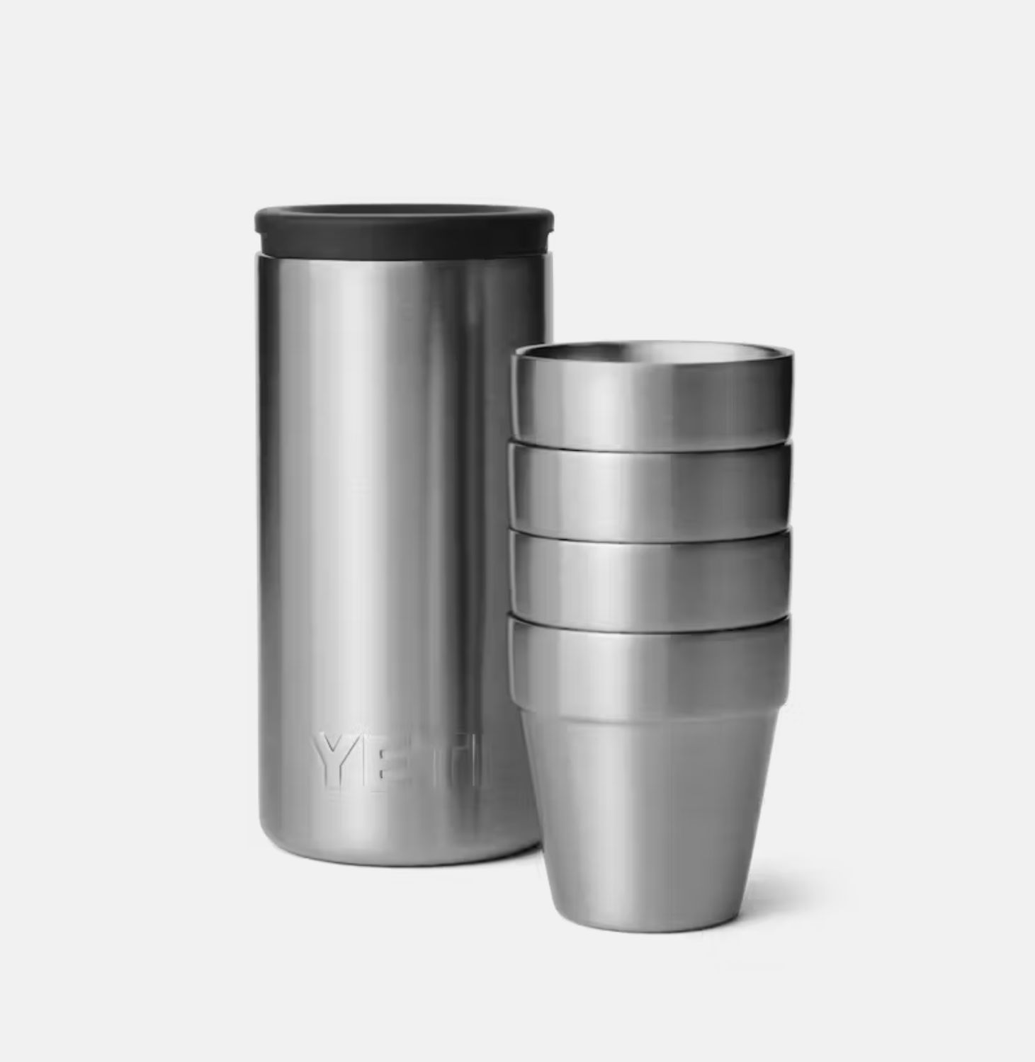 INTL YETI Shot Glasses &amp; Case STS, Colour: Stainless