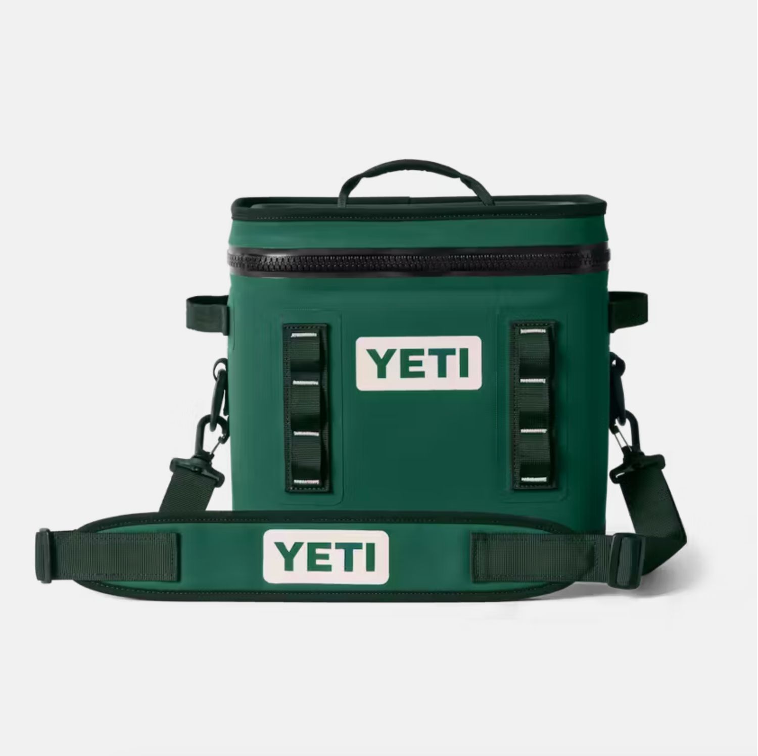 Flip 12 Soft Cooler, Colour: Black Forest Green