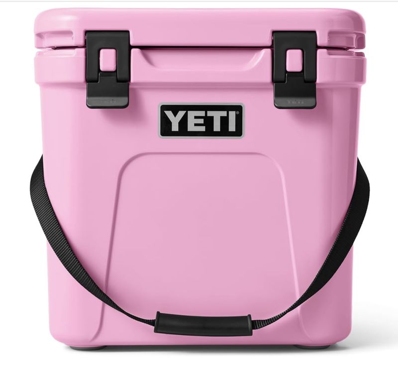 YETI ROADIE 24 COOLER, POWER PINK