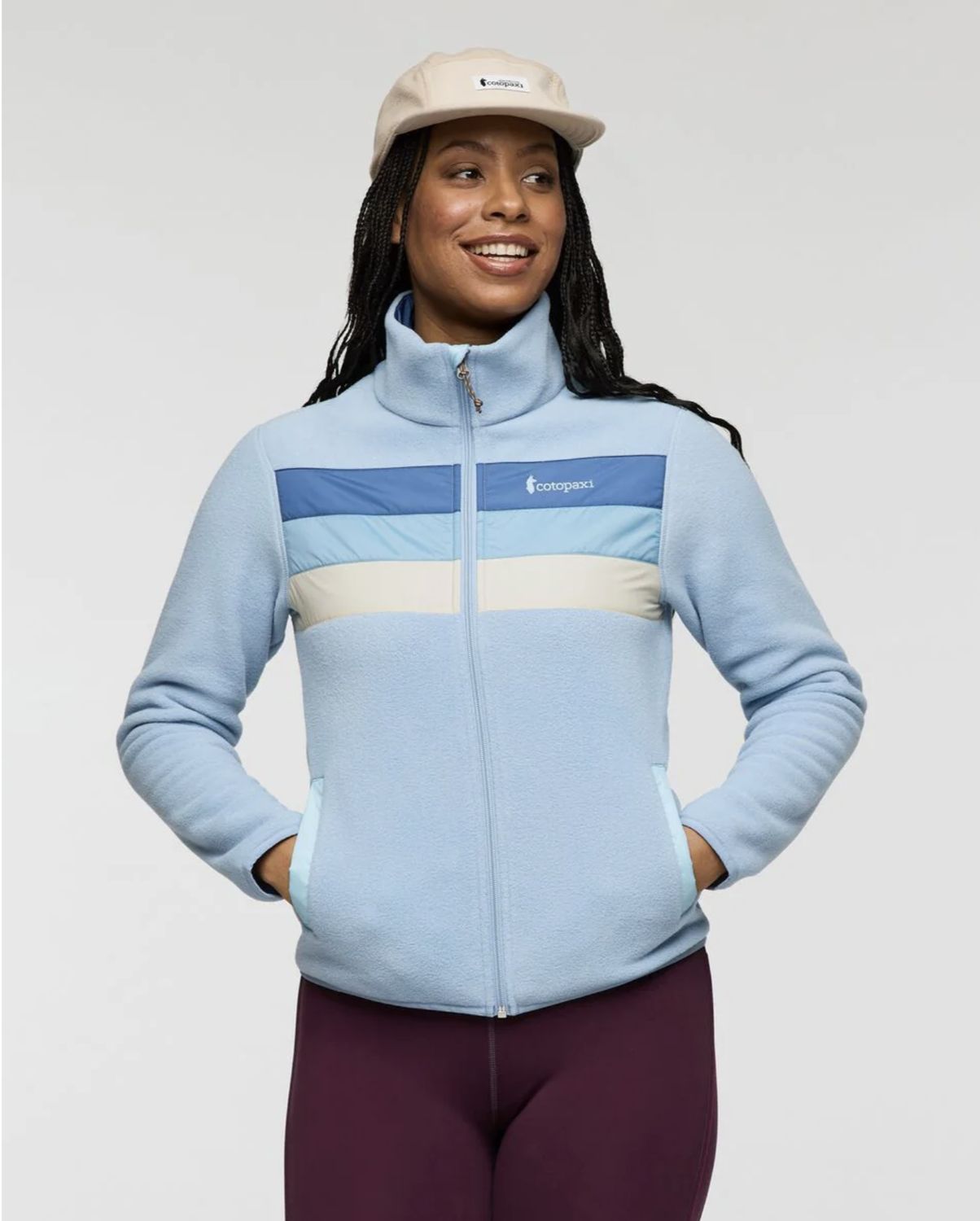 Teca Fleece Full-Zip Jacket - Womens, Colour: Ice Cold, Size: S
