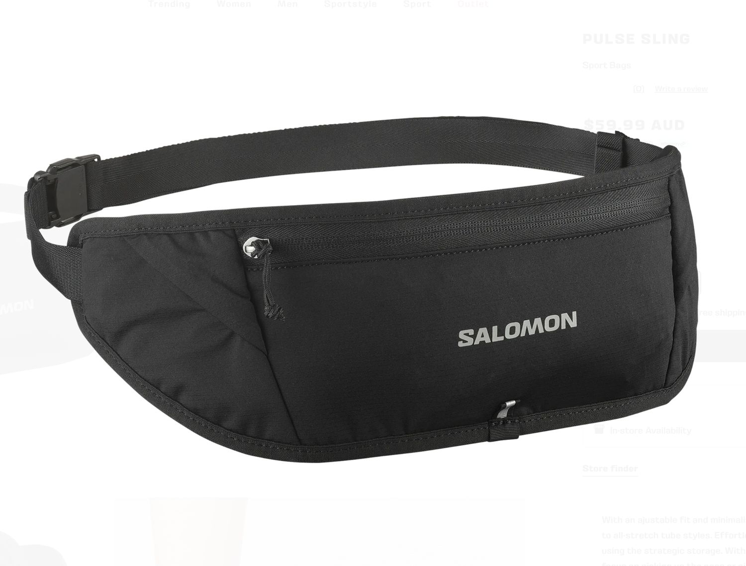 PULSE SLING BELT BLACK, Size: NS