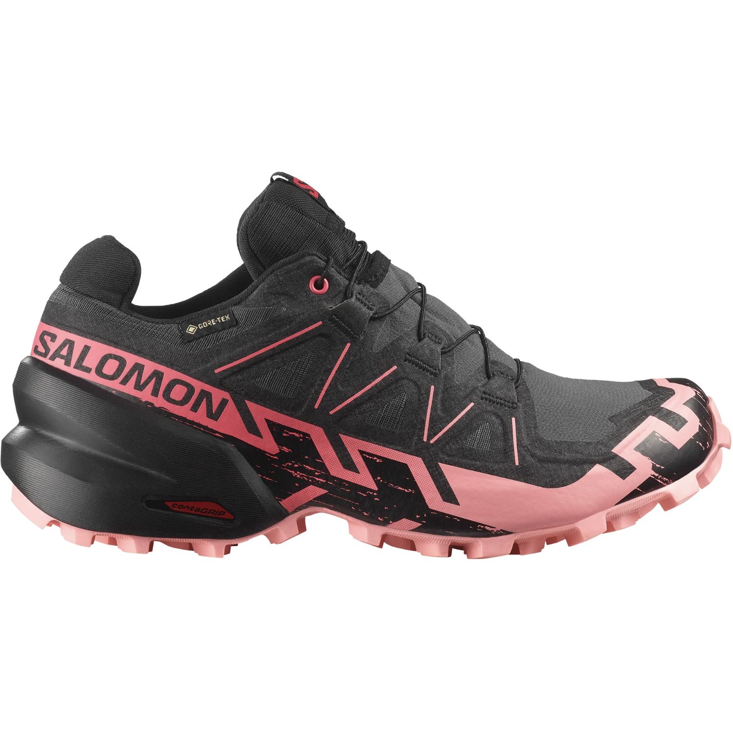 SHOES SPEEDCROSS 6 GTX W 9 Iron/Black/Fl, Size: 6 Women's