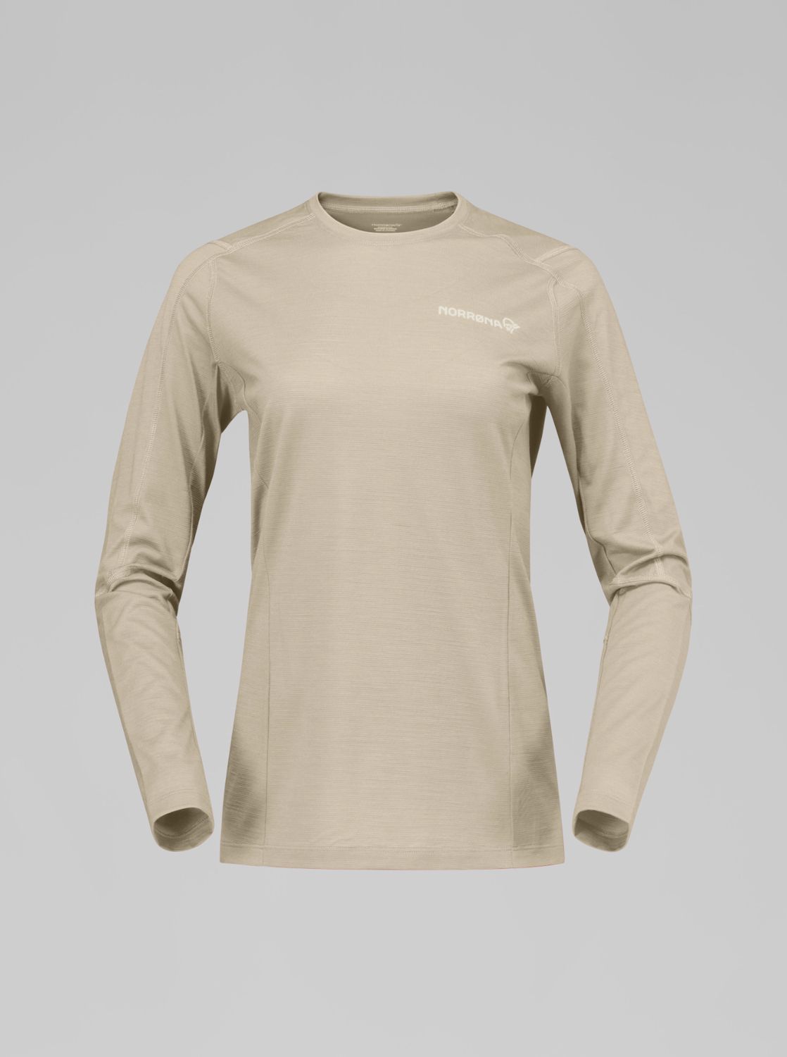falketind equaliserUll Long Sleeve, Colour: Pure Cashmere, Gender: womens, Size: M