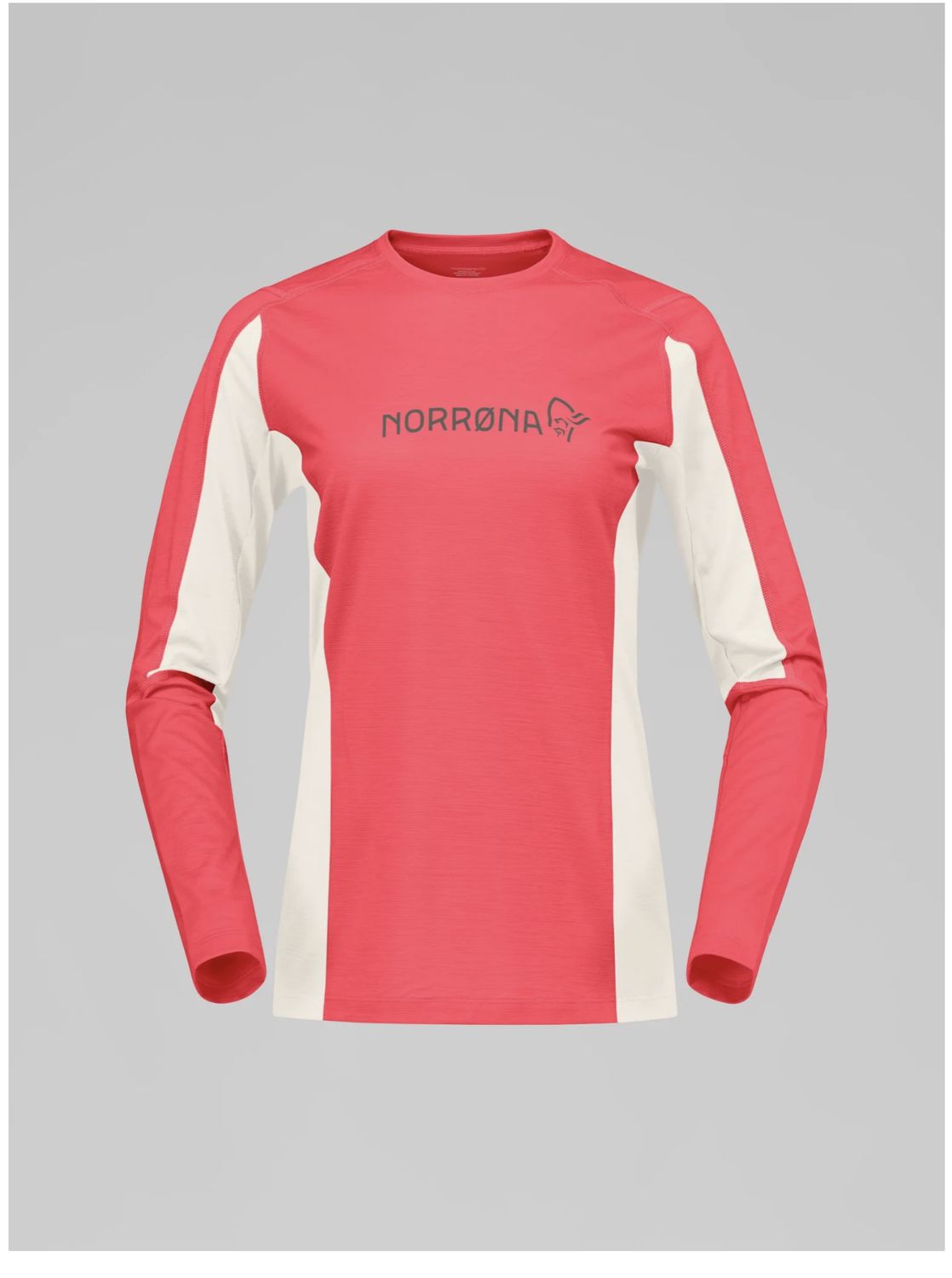 falketind equaliserUll Long Sleeve, Colour: Calypso Coral, Gender: womens, Size: M