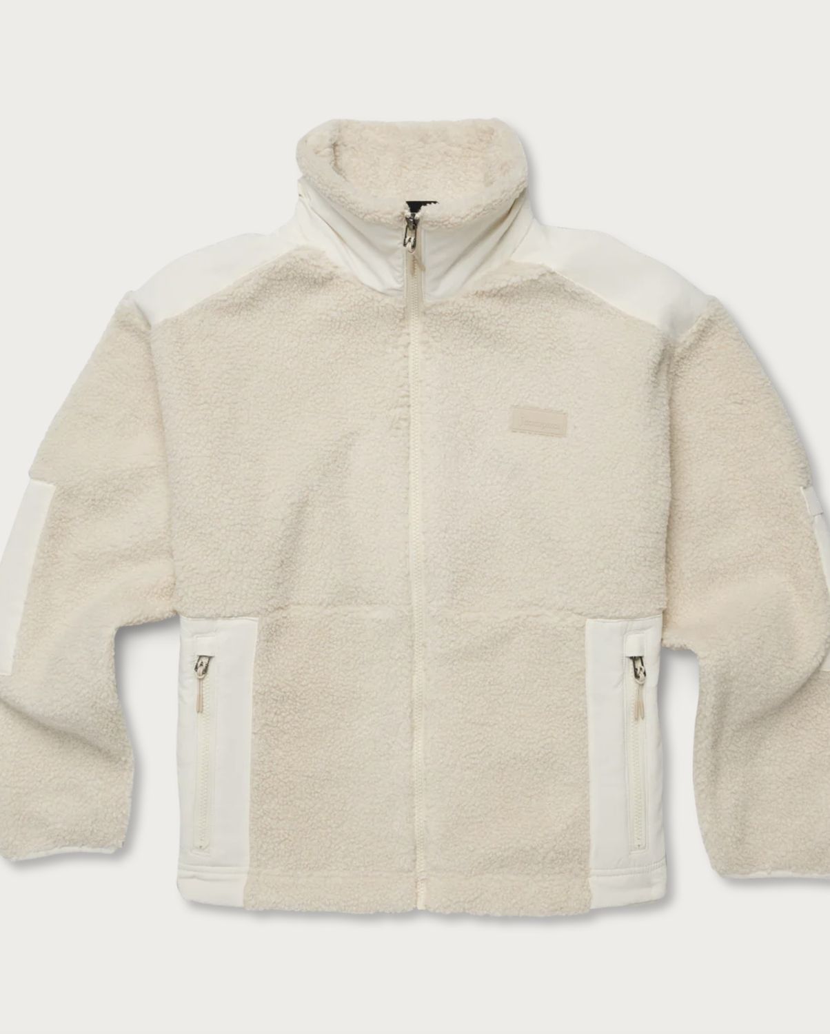 Bacano Fleece Jacket Women, Colour: Cream and Bone, Size: S