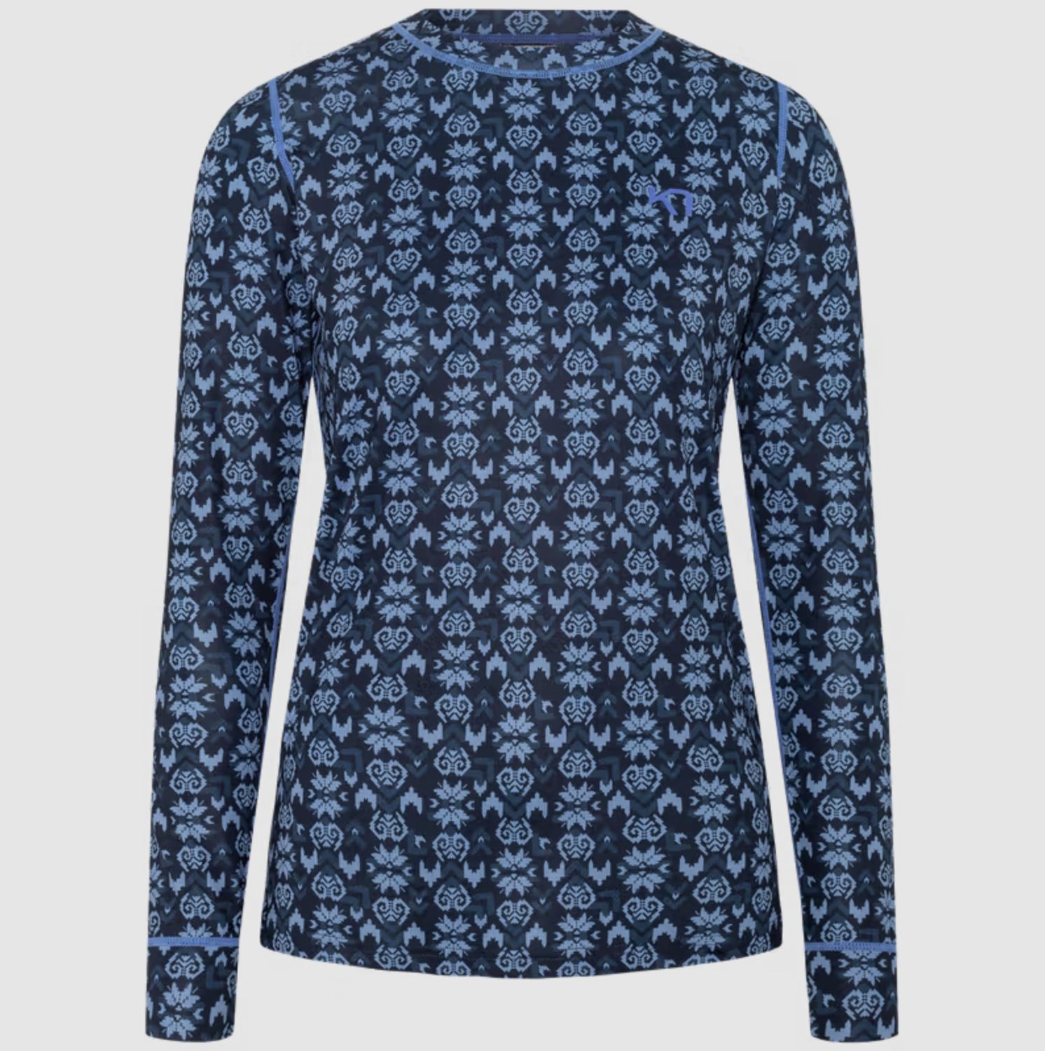 Fryd Long Sleeve Base Layer, Colour: DARK NAVY BLUE, Size: XS