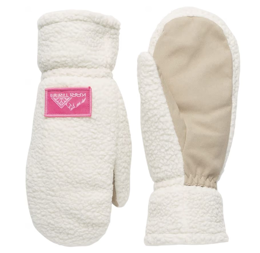 Røthe Pile Mittens, Colour: LIGHT BEIGE, Size: 6