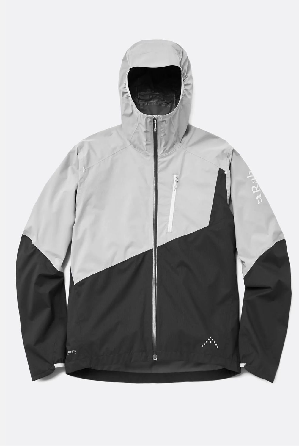 Downpour Trail Light Jacket, Colour: Light Zinc/Anthracite, Size: SML