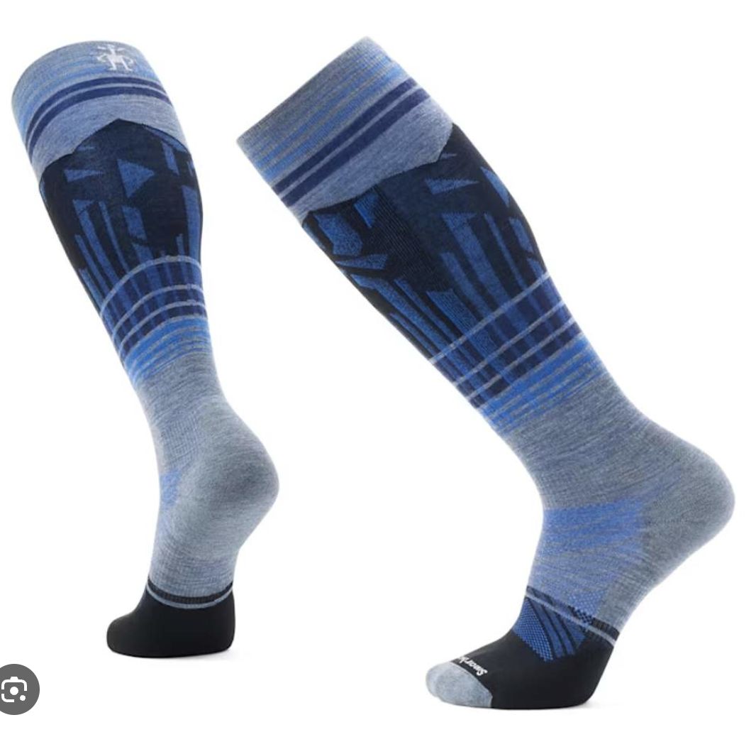 Hike Light Cushion Soaring Mid Crew Socks, Colour: TWILIGHT BLUE, Size: L