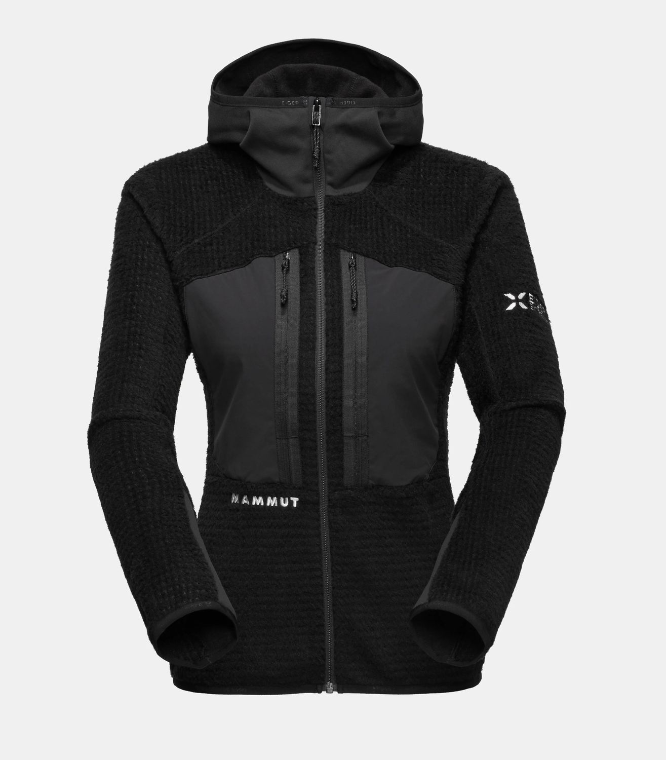 Eiger Nordwand Pro ML Air Hooded Jacket Women, Colour: 0001 black, Size: XS