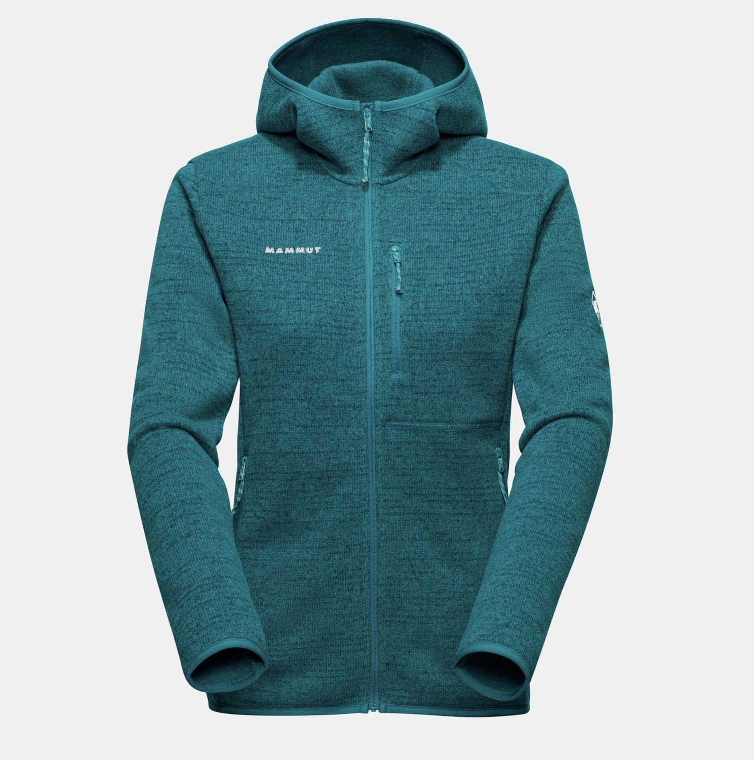 Arctic IV ML Hooded Jacket Women, Colour: 40324 deep teal melange, Size: XS
