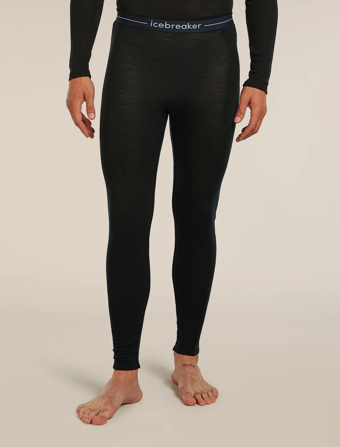 Men Merino 175 Everyday Leggings, Colour: BLACK, Size: Small