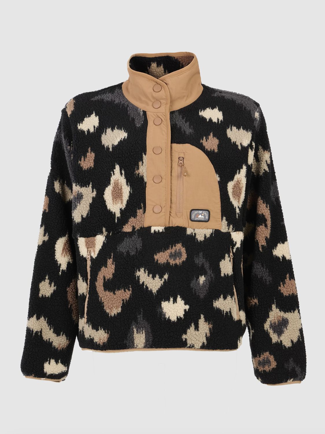 PRTXena Outdoor zip up, Colour: True Black, Size: S