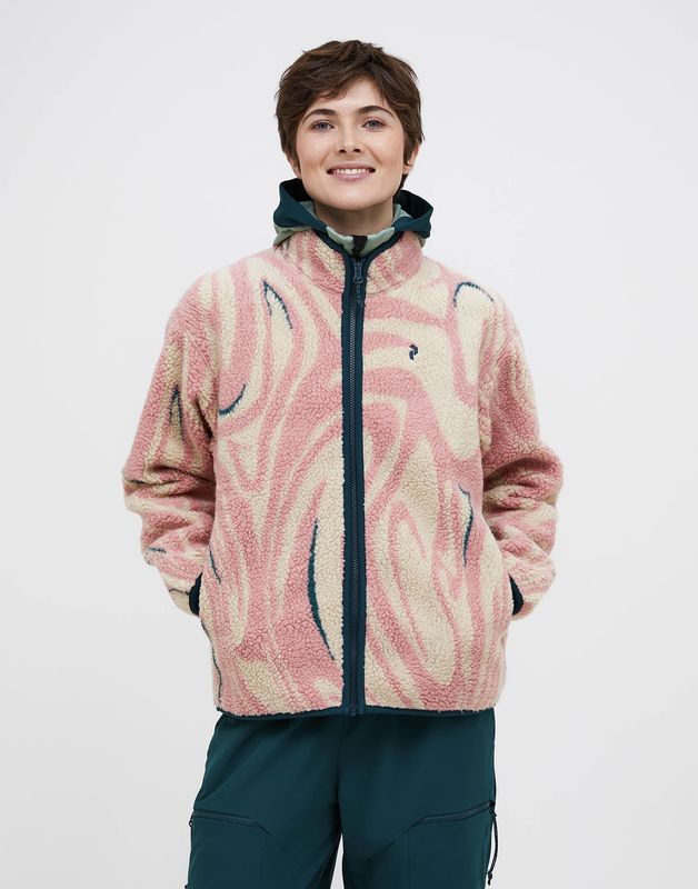 Graphic Pile Jacket Women