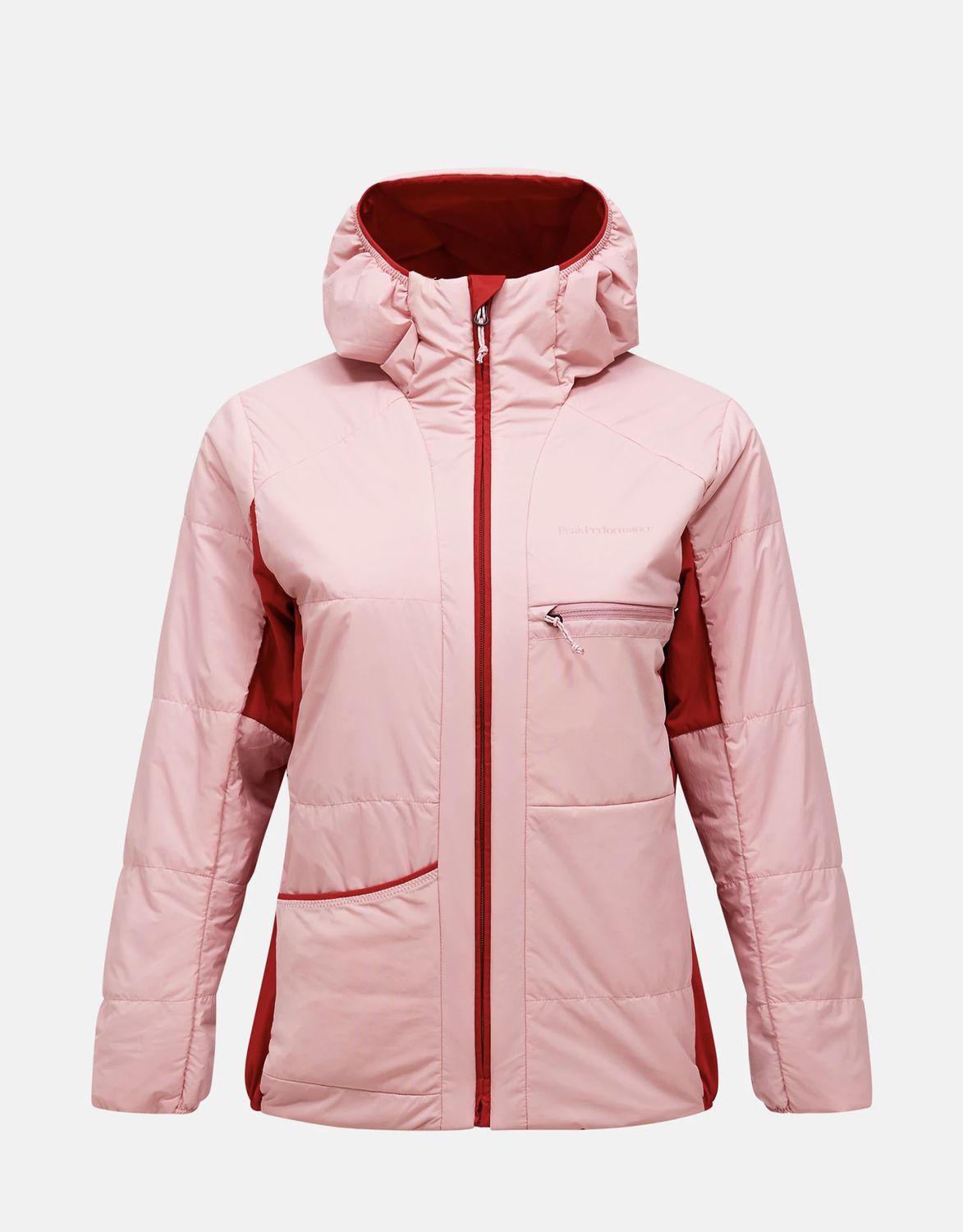 Freelight Reversible Insulated Hood Jacket Women, Colour: RED POMPEIAN/WARM BLUSH, Size: S