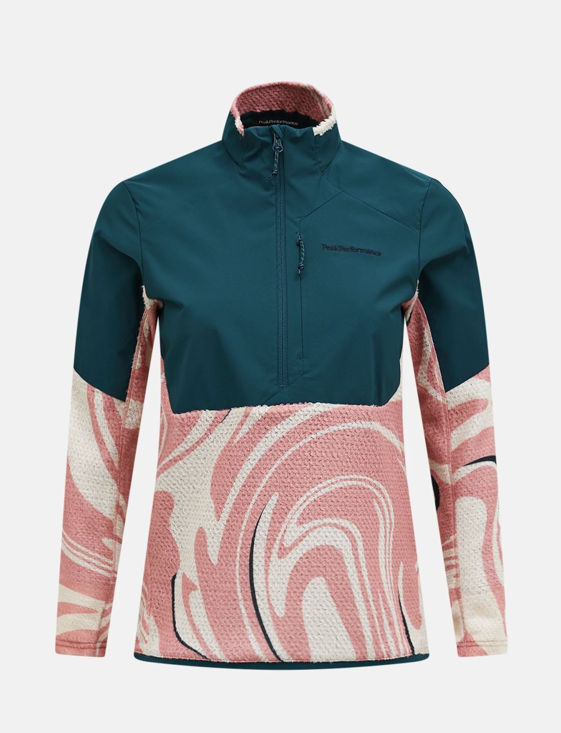 Freelight AOP Polartec® Alpha™ Half Zip Women, Colour: SWIRL MAP, Size: XS