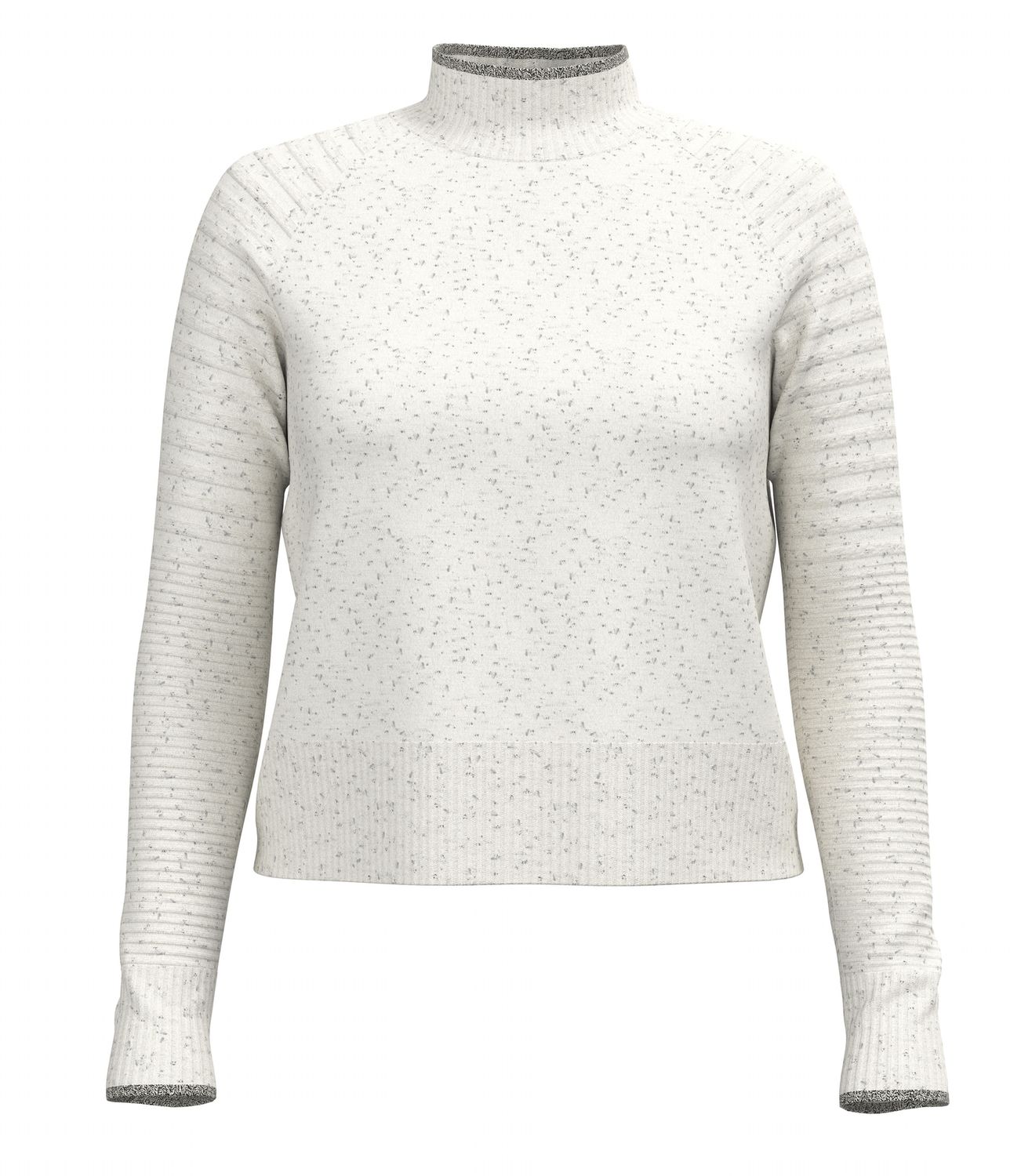 Women's Edgewood Mock Neck Sweater, Colour: NATURAL DONEGAL, Size: S