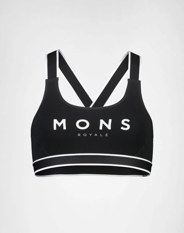 Stella Merino X-Back Bra-Black-Wmns