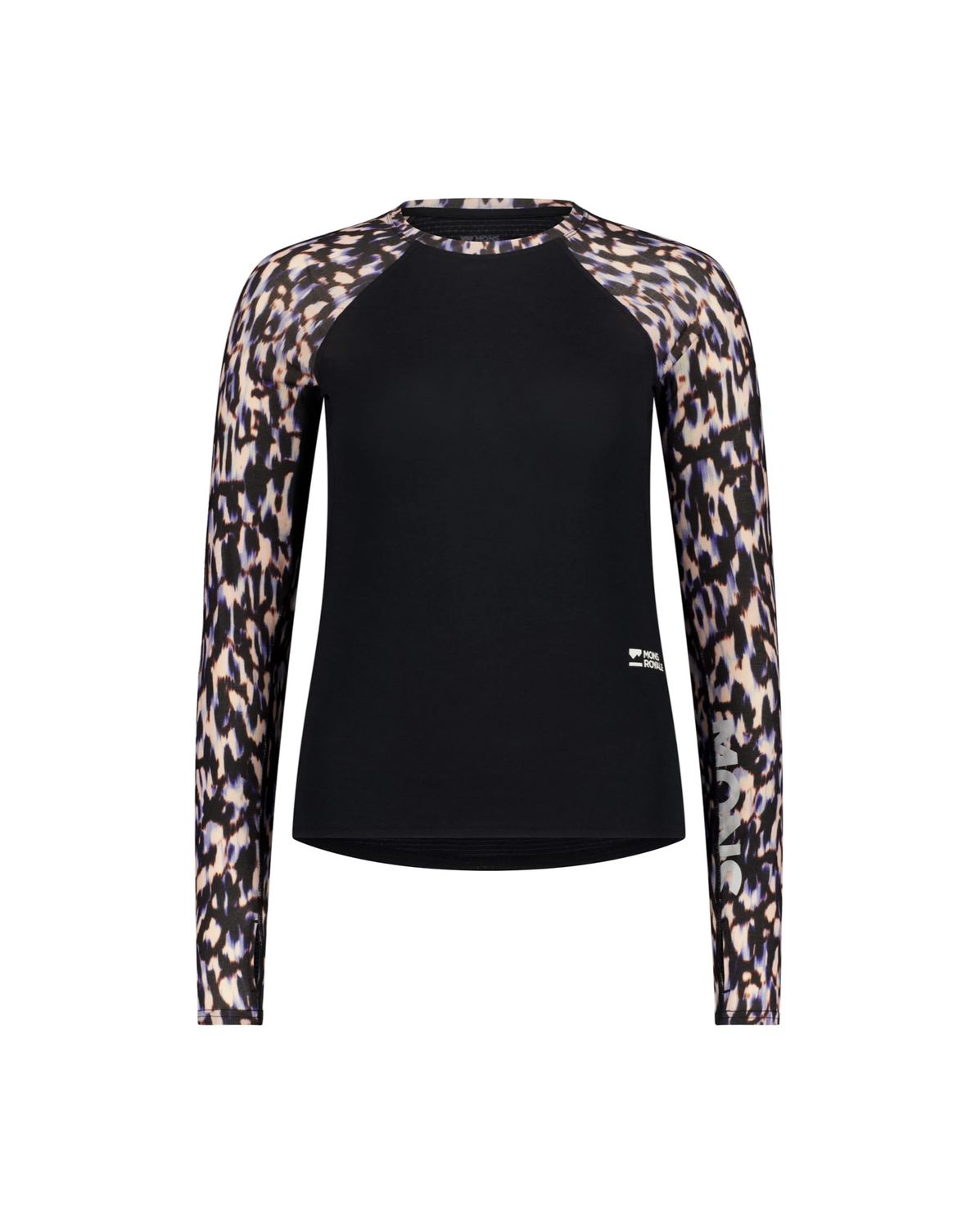 Bella Merino Long Sleeve-Rock Leopard / Black-Wmns, Colour: rock leopard / black, Size: XS
