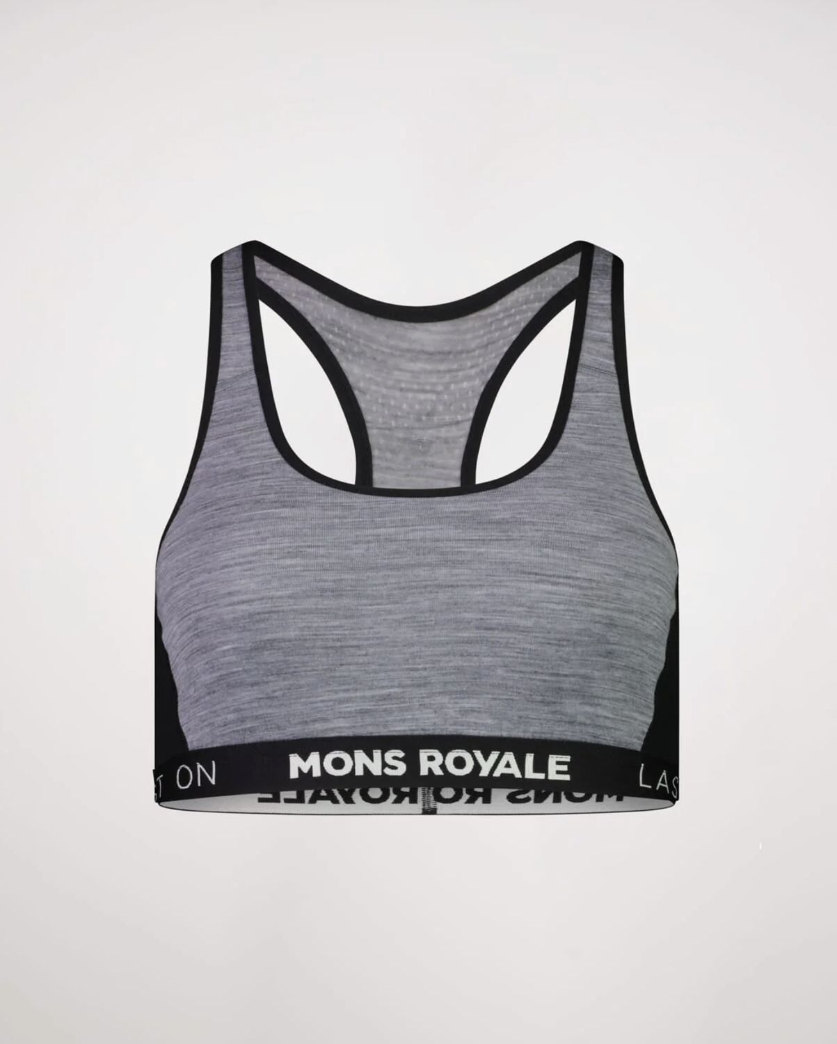 Sierra Merino Sports Bra-Grey Heather / Black-Wmns, Colour: grey heather / black, Size: XS