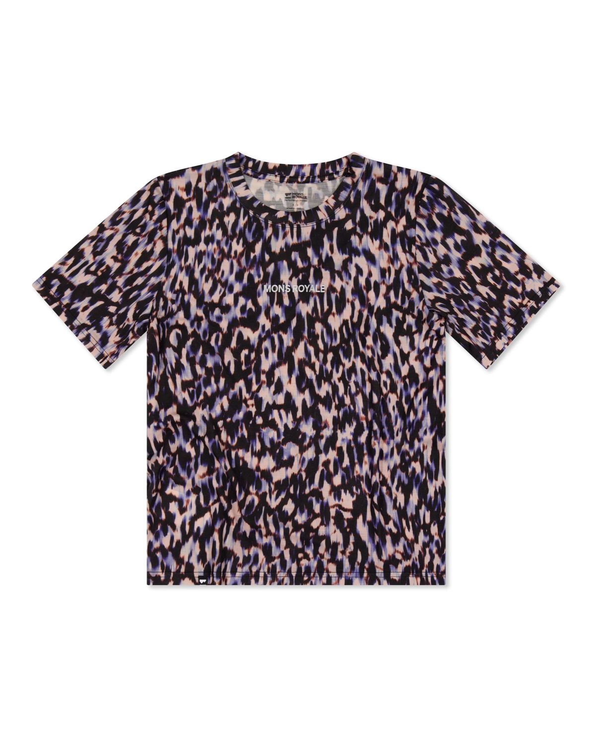 Icon Merino T-Shirt-Rock Leopard-Wmns, Colour: rock leopard, Size: XS