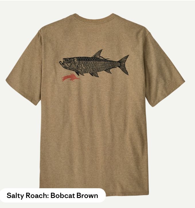 M's Take a Stand Responsibili-Tee, Colour: Salty Roach: Bobcat Brown, Size: XS