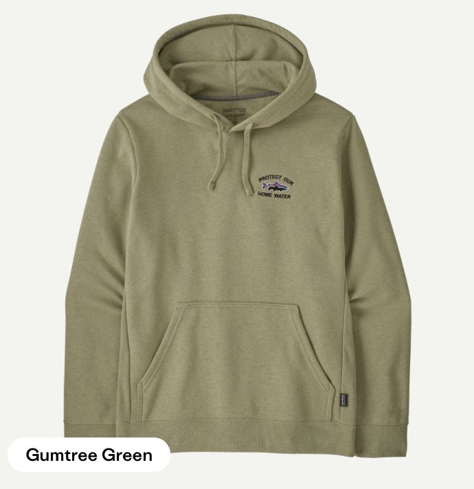 M's Home Water Trout Uprisal Hoody M's Home Water Trout Uprisal Hoody, Colour: Gumtree Green, Size: XS