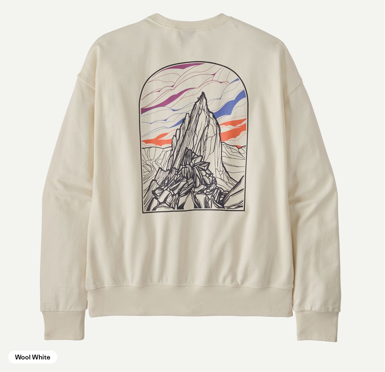 W's Cloud Crag Daily Crew, Colour: Wool White, Size: S