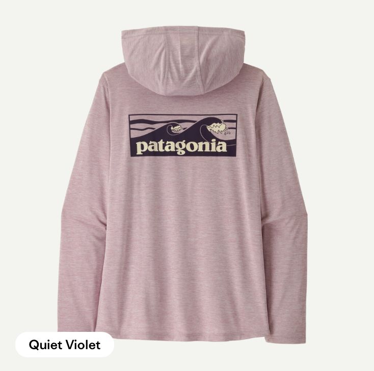 W's Cap Cool Daily Hoody - Boardshort Logo, Colour: Quiet Violet, Size: S