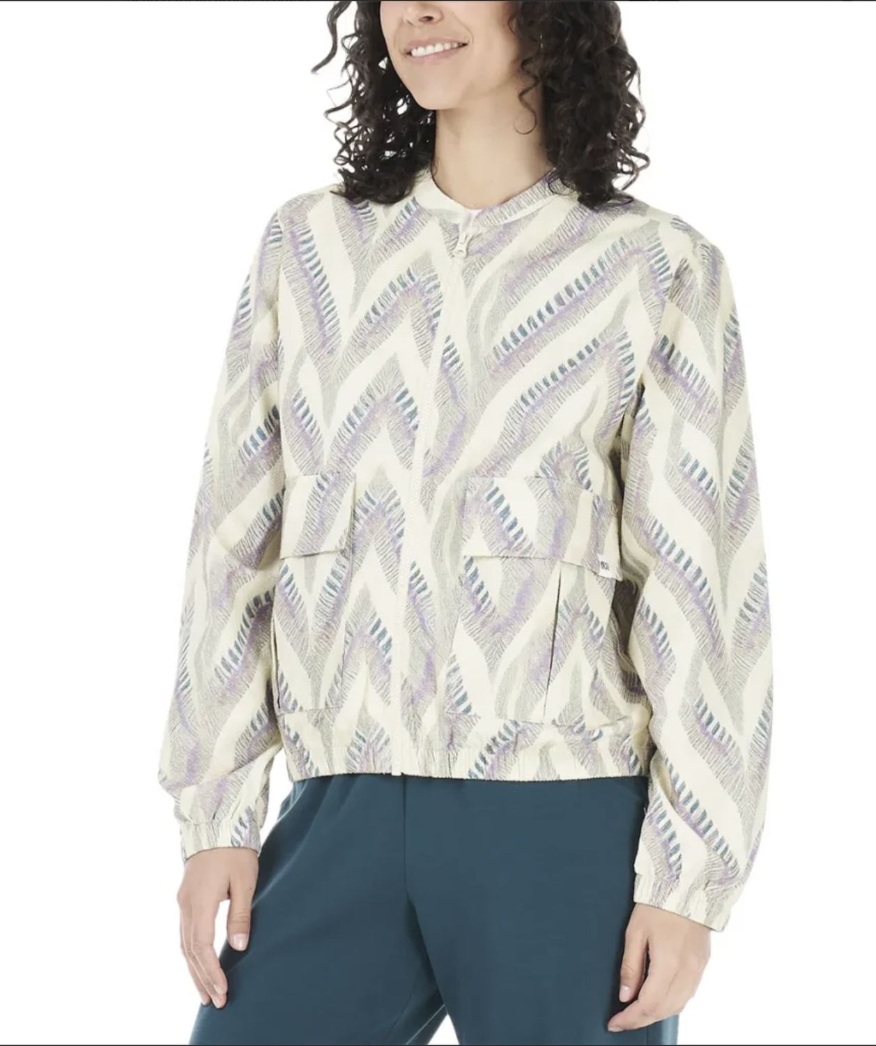 SERENATA PRINTED JKT, Colour: B Birdiplum Print, Size: XS