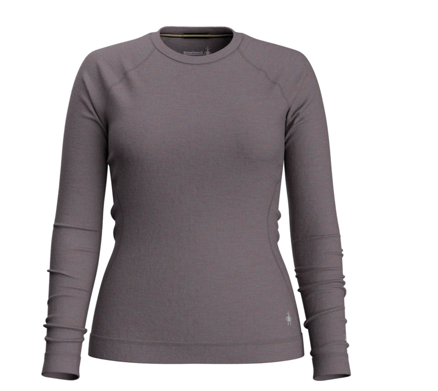 Women's Classic Thermal Merino Base Layer Crew Boxed, Colour: CHALK VIOLET HEATHER, Size: S