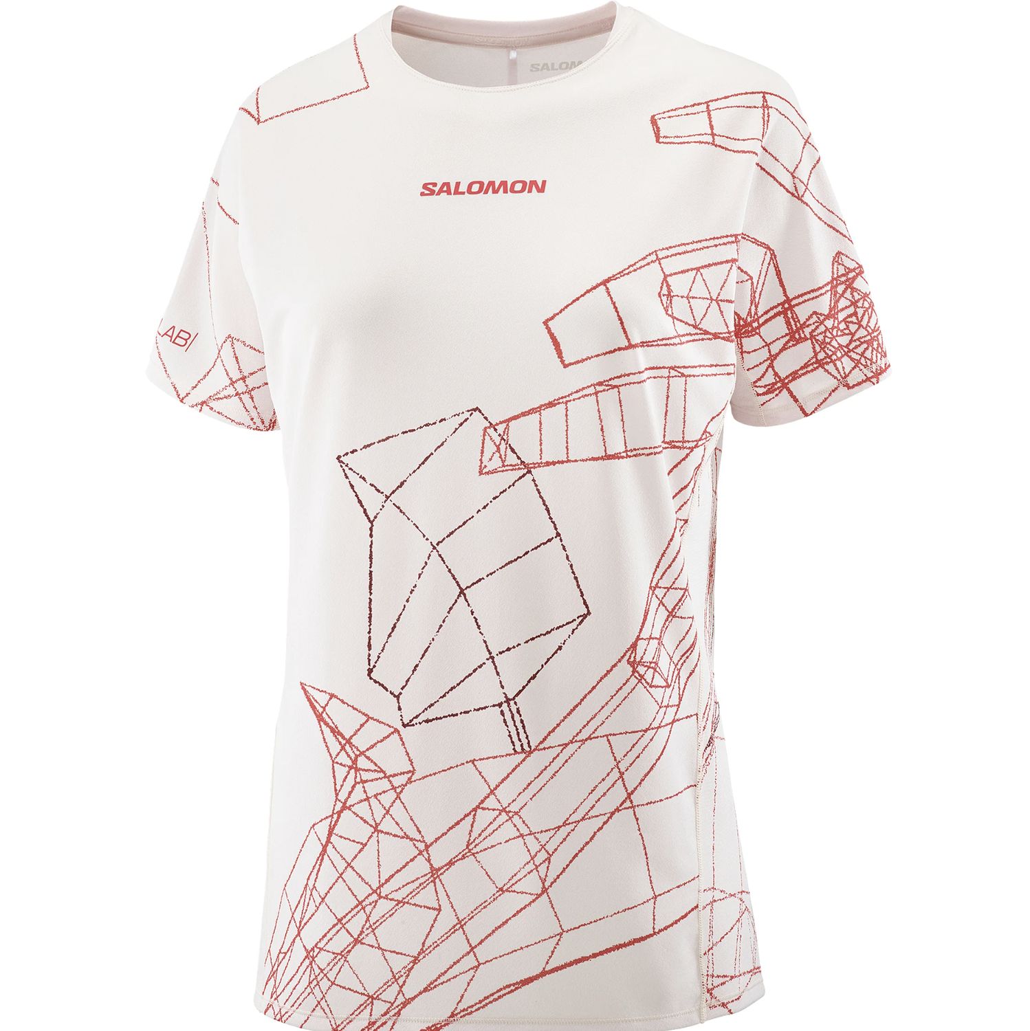 S/LAB SPEED TEE W, Colour: LILAC ASH, Size: S