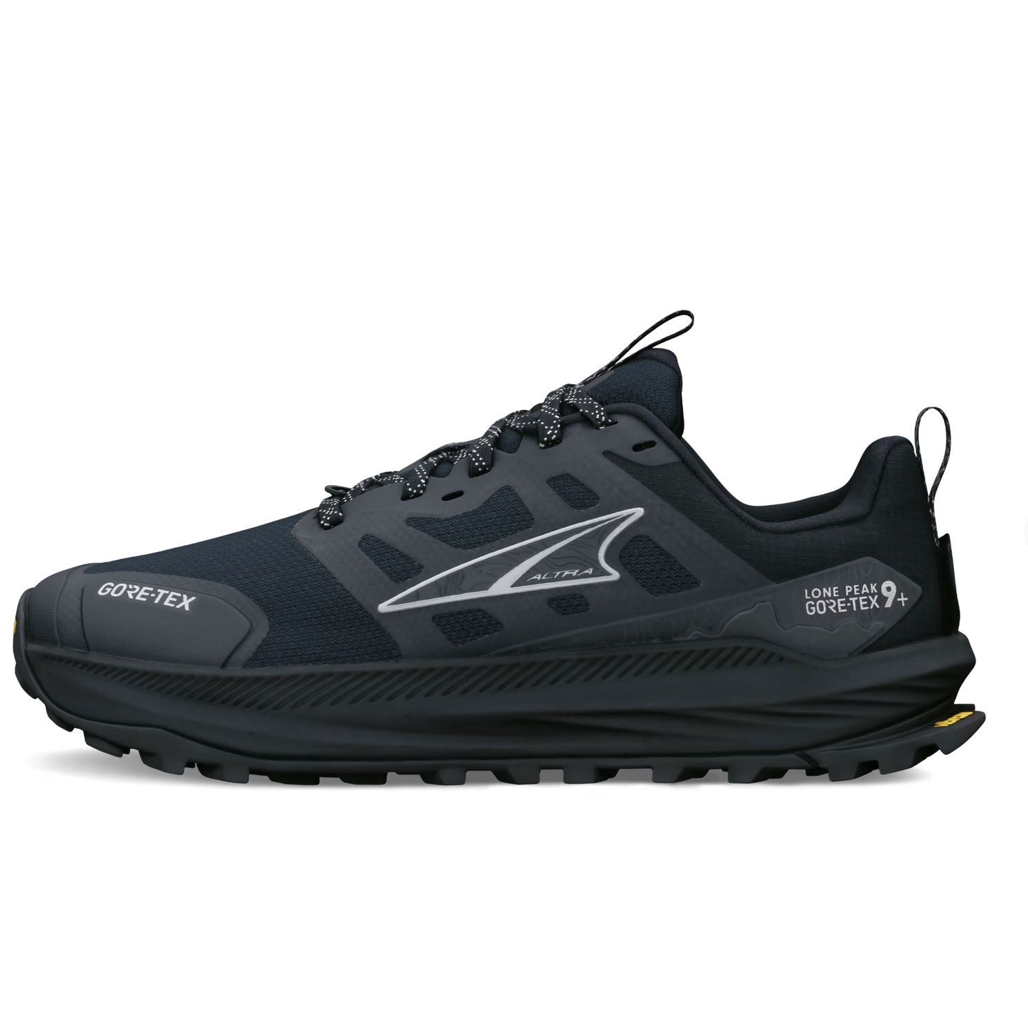 W LONE PEAK 9+ GTX, Colour: BLACK/BLACK, Size: 6