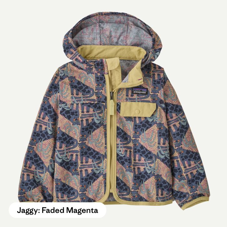 Baby Baggies Jkt, Colour: Jaggy: Faded Magenta, Size: 3T