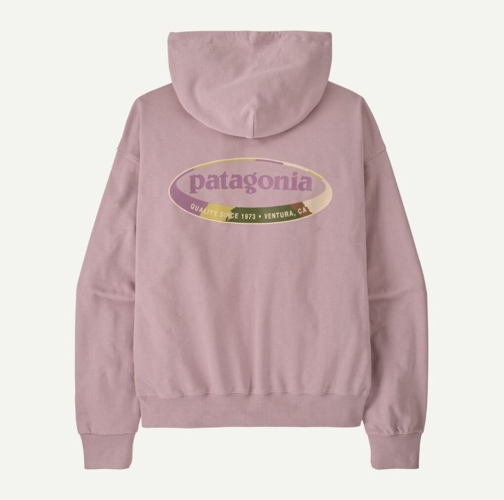 W's '95 Oval Logo Daily Hoody, Colour: Quiet Violet: Sunshine, Size: S