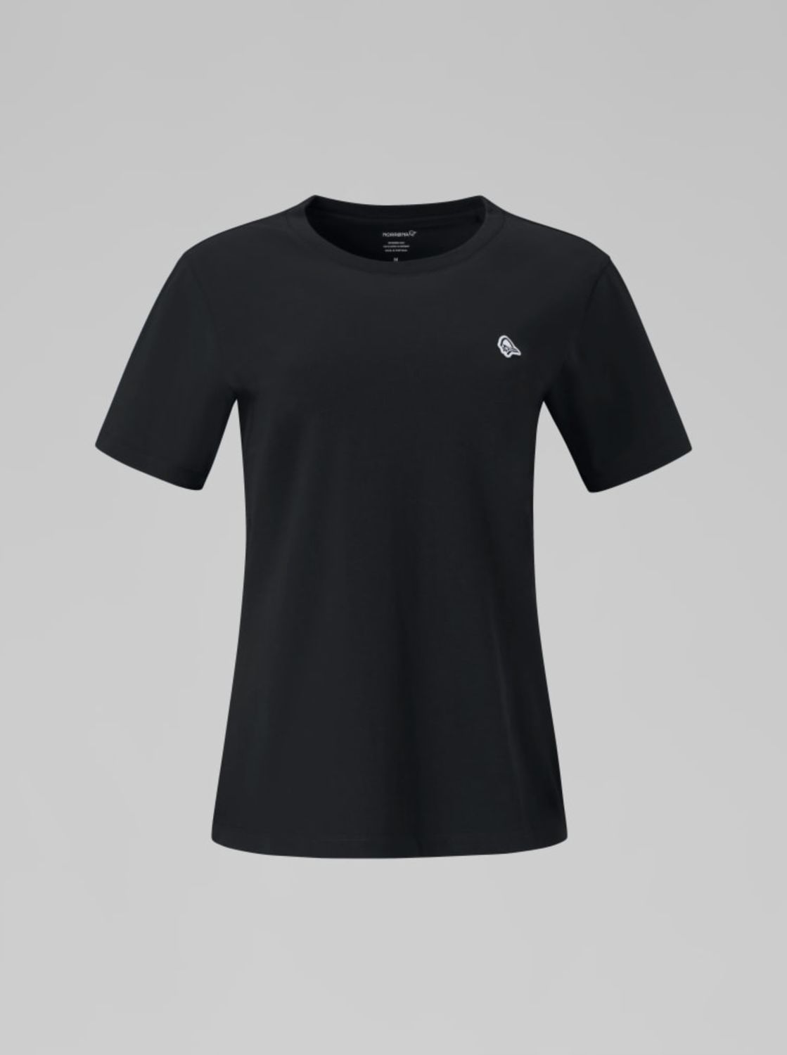 /29 cotton viking patch T-shirt, Colour: Caviar Black, Gender: womens, Size: L