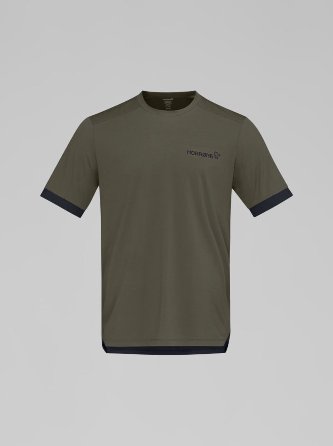 fjørå equaliser T-shirt, Colour: Olive Night/Caviar Black, Gender: mens, Size: L